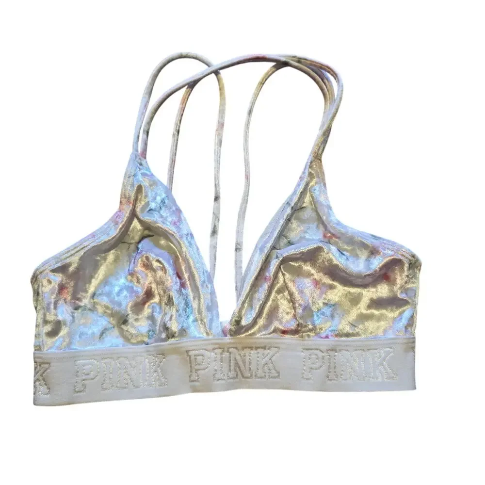 Victoria's secret velvet bra Small unlined